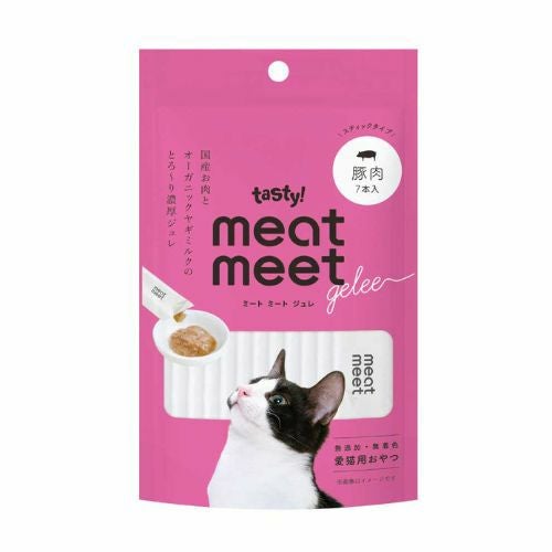猫用おやつ 国産無添加 水分補給にmeatmeetgelee｜豚肉